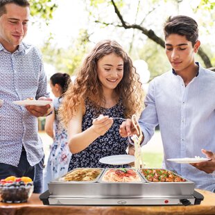 Outdoor buffets online and servers